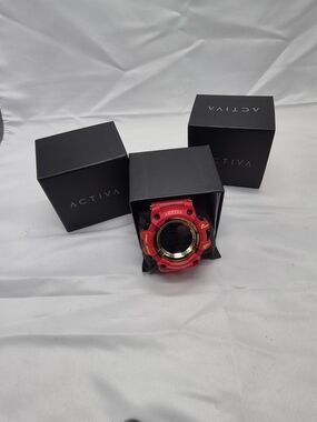 Invicta Red and Gold Digital Sport Watch